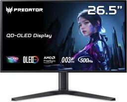 The Acer Predator X27U F5 gaming monitor on a white background