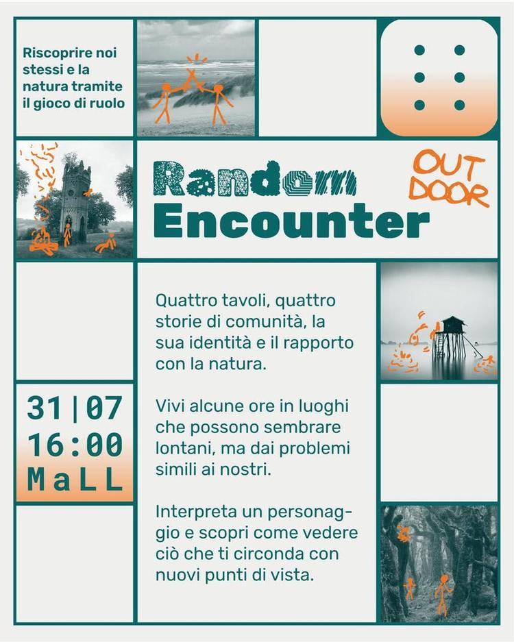 Con Random Encounter – Outdoor vivrai un'esperienza immersiva tra storie, natura e comunità. Per qualche ora interpreter...