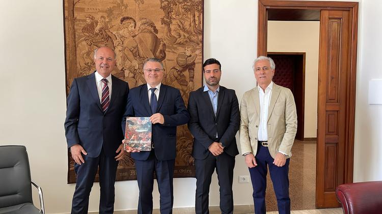 Il sindaco Midili ha ricevuto l'ambasciatore della Bulgaria Todor Stoyanov