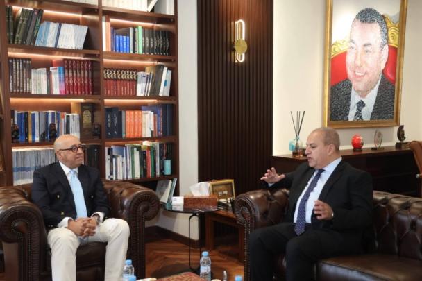 السفير المصري بالرباط يزور وكالة المغرب العربي للأنباء ويبحث آفاق التعاون الإعلامي +صور