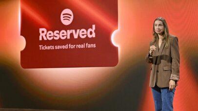 Spotify cria sistema que reserva ingressos para ‘superfãs’ antes da venda geral