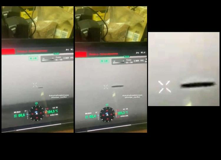 Filmte eine ukrainische Drohne ein UFO über dem Kriegsgebiet?