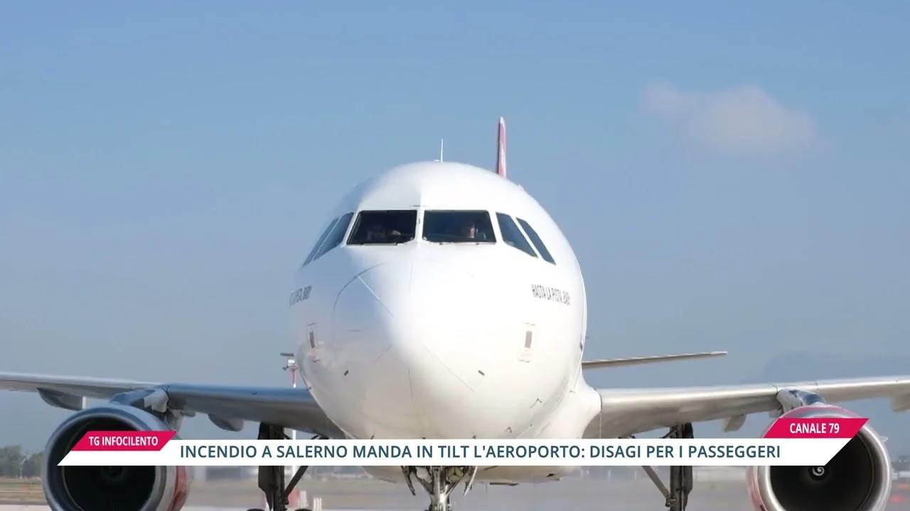 Incendio e canadair in azione, aeroporto di Salerno bloccato: disagi e cancellazioni