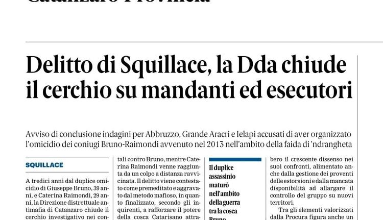 Rassegna stampa 01-08-2026 edizioni Calabria