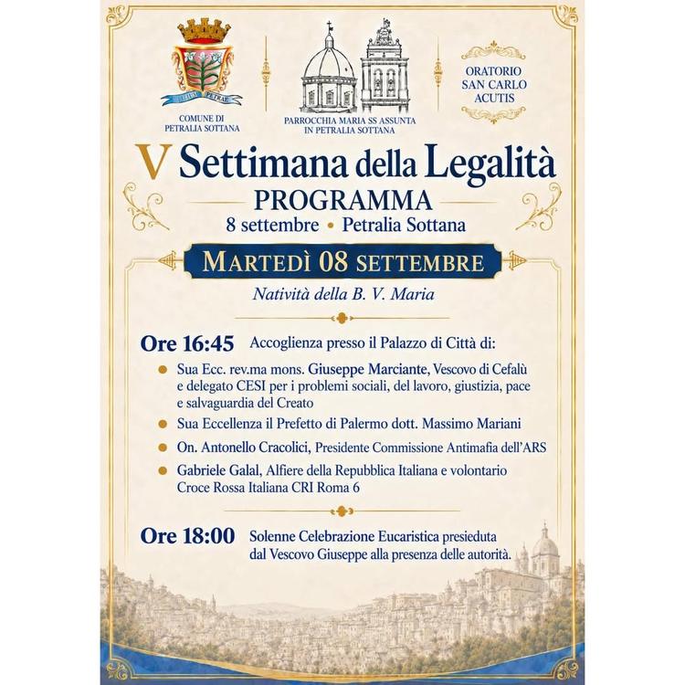 Il programma di oggi!