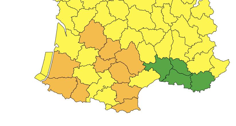 Neige : Météo-France place plusieurs départements de l’Occitanie en vigilance orange