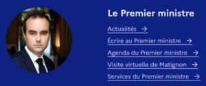 Demande d’entrevue avec monsieur Lecornu, Premier Ministre