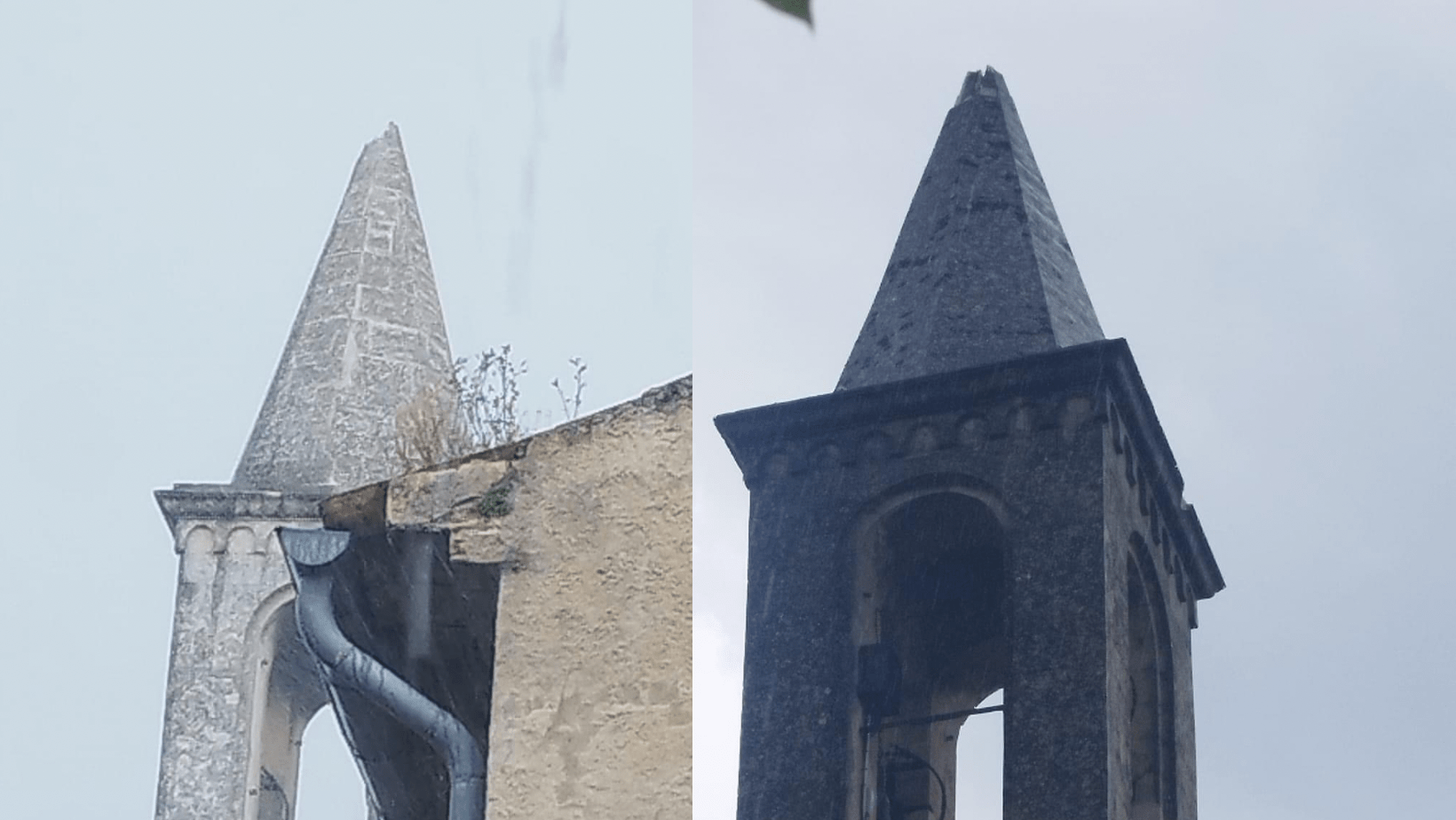 Météo : la foudre s’abat sur le clocher d’une église dans le Gard