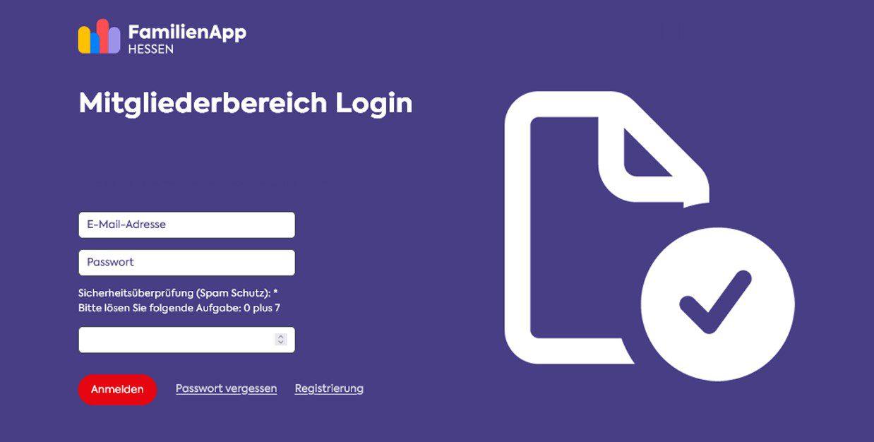 In eigener Sache: Haben Sie schon Ihre Daten in der FamilienApp Hessen aktualisiert?