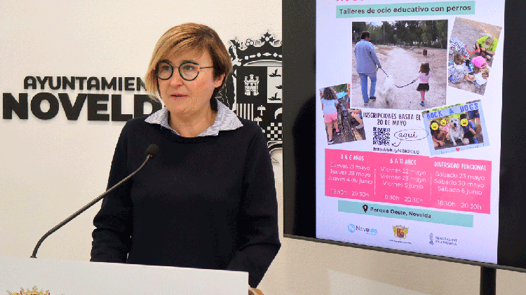#Novelda: Los perros se convierten en aliados de la educación emocional con “Huellas que educan”