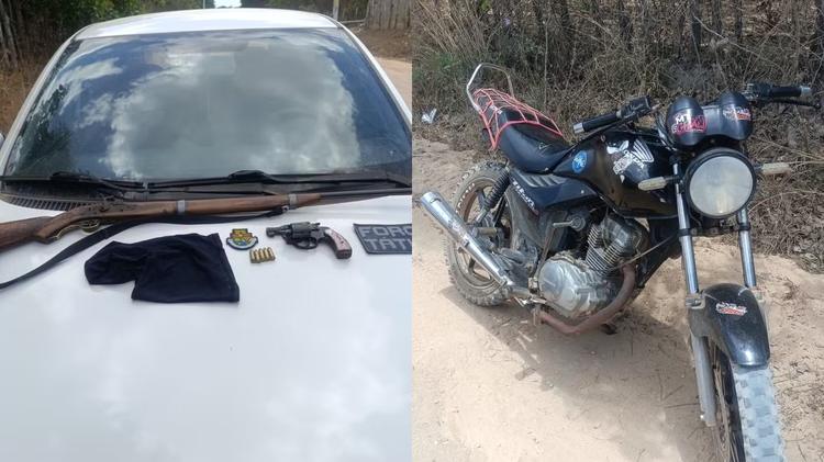 Dois são presos ao tentar assaltar grupo no Ceará sem saber que eram policiais