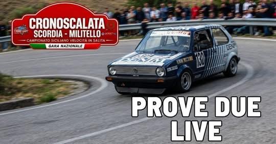 Diretta live della 6 Cronoscalata Scordia Militello Clicca sul link.