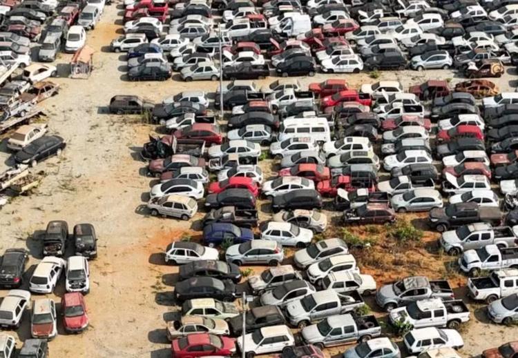 Detran abre leilão de 296 veículos no Tocantins com lances a partir de R$ 30
