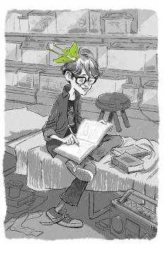 Tony DiTerlizzi's illustration of Tim from The Wump