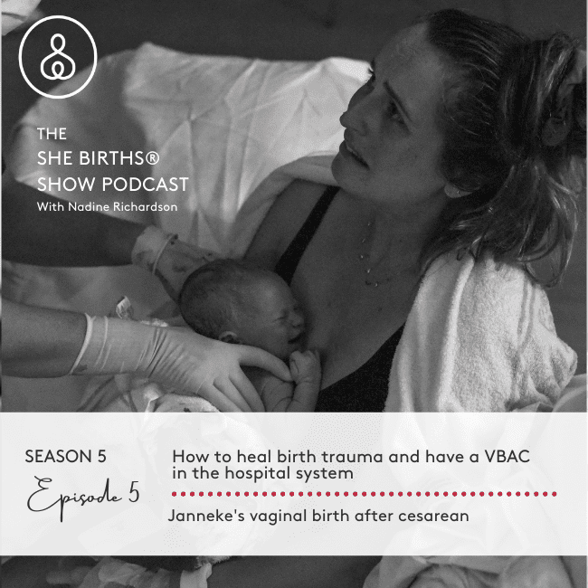 How to heal birth trauma and have a VBAC in the hospital system.