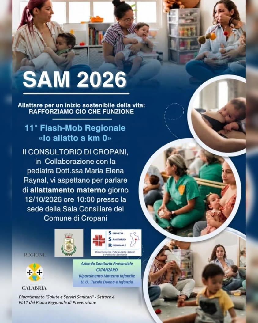 🤱🏻𝗦𝗔𝗠 𝟮𝟬𝟮𝟲: 𝗜𝗡𝗦𝗜𝗘𝗠𝗘 𝗽𝗲𝗿 𝘀𝗼𝘀𝘁𝗲𝗻𝗲𝗿𝗲 𝗟'𝗔𝗟𝗟𝗔𝗧𝗧𝗔𝗠𝗘𝗡𝗧𝗢 𝗠𝗔𝗧𝗘𝗥𝗡𝗢! ​𝗟'𝗮𝗹𝗹𝗮𝘁...
