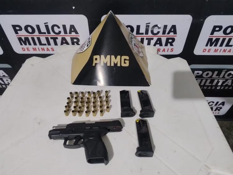 Confusão entre vizinhos termina com homem preso e arma apreendida em Ipaba