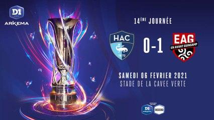 D1 Arkema, J14  Le Havre AC - EA Guingamp (0-1)