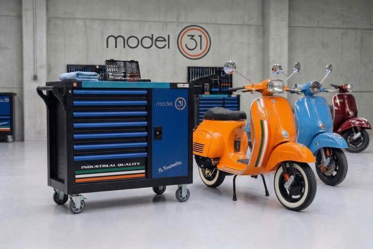MODEL 31 PRESENTARÁ EN MADRID X MOTO SU PROYECTO DE CONVERSIÓN DE VESPAS CLÁSICAS A ELÉCTRICAS