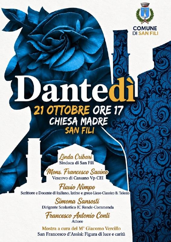 𝐒𝐅𝐓𝐌 | 𝐃𝐚𝐧𝐭𝐞𝐝ì – 𝐎𝐦𝐚𝐠𝐠𝐢𝐨 𝐚𝐥 𝐒𝐨𝐦𝐦𝐨 𝐏𝐨𝐞𝐭𝐚 Il Festival San Fili Terra Magarae torna con un nuo...