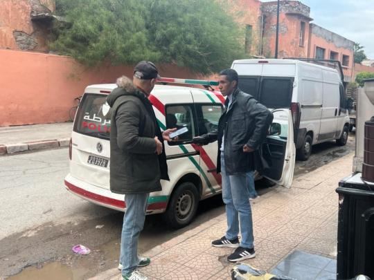 حملة أمنية لتوقيف مهاجر أفريقي يشتبه في تورطه في حادث اعتداء شنيع بمراكش