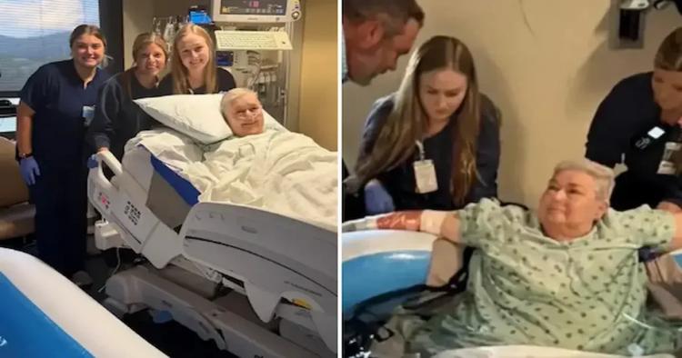 Enfermeras cumplen último deseo de su paciente: «Ser bautizada»