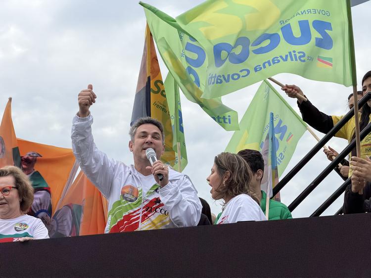 Luciano Zucco, candidato do PL ao governo do RS, começa campanha eleitoral com roteiro na Grande Porto Alegre