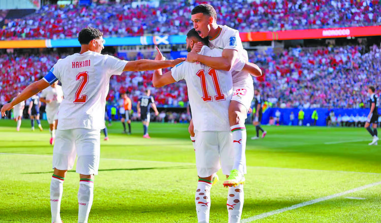 Marruecos madruga a Escocia en Boston y acaricia los dieciseisavos del Mundial 2026