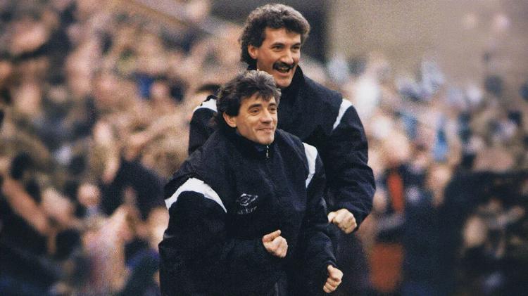 Kevin Keegan Celebrating With Terry McDermott Newcastle United