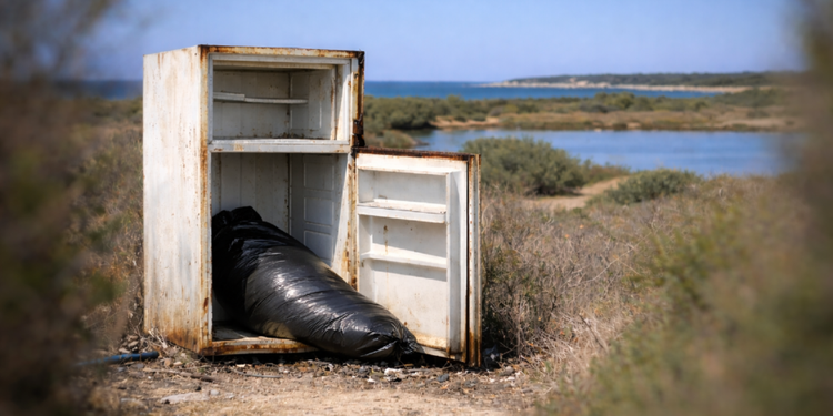 Bambola in un frigo abbandonato scambiata per un cadavere: il ritrovamento nel parco di Porto Cesareo