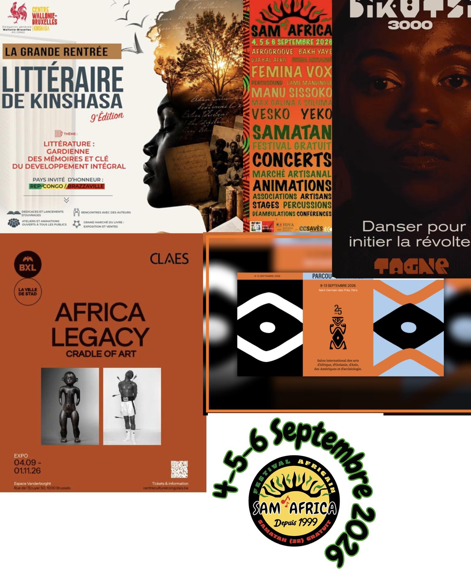 Notre semaine culturelle: Sam’Africa, Africa Legacy, Urban Flow Festival, Blick Bassy, Parcours des Mondes…