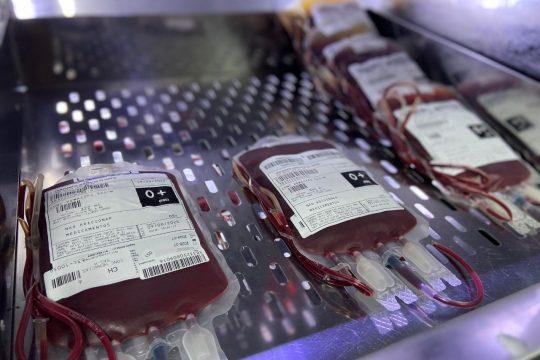 Doações de sangue diminuem durante período de férias de inverno