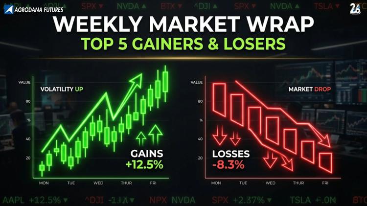 Weekly Market Wrap: Top 5 Gainers & Losers 4 Mei - 8 Mei 2026