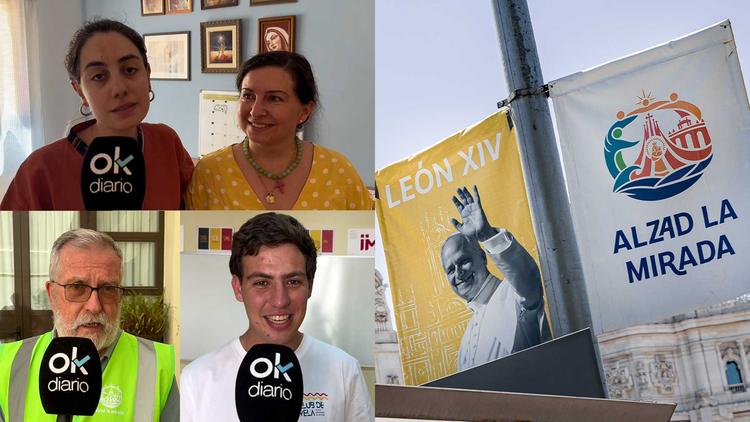 Así son los 20.000 voluntarios del Papa León XIV en Madrid: «Ilusión, sin descanso y sonrisa de oreja a oreja»