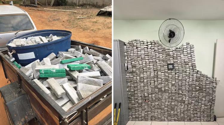 Homem é preso com 1,5 tonelada de maconha; entorpecente seria entregue em BH