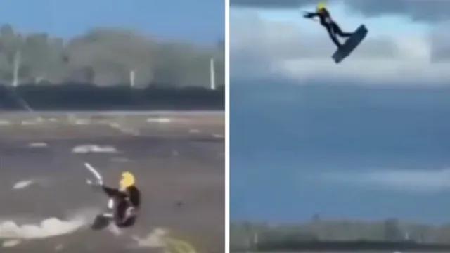 Namorada grava último salto de atleta antes de acidente fatal; vídeo