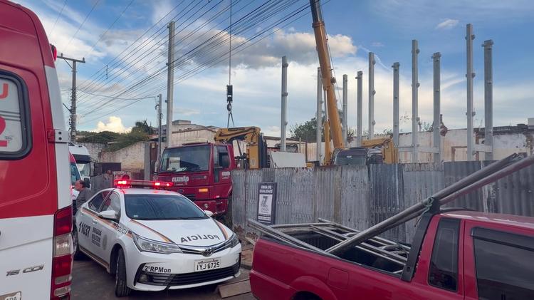 Homem morre após queda de 4,5 toneladas de concreto em obra de prédio pré-moldado no RS