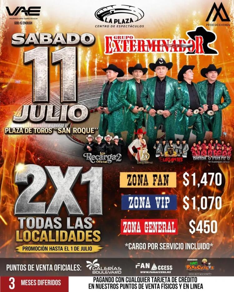 Grupo Exterminador llega  a Tuxtla Gutiérrez