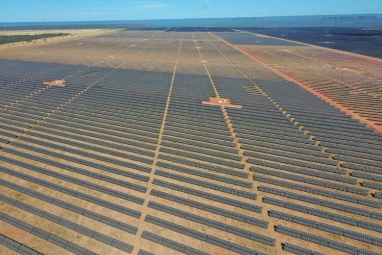 Fazenda de produção de energia solar no Piauí: áreas de usinas fotovoltaicas registraram uma expansão de 38 vezes no período de 10 anos (Foto: Divulgação / Enel)