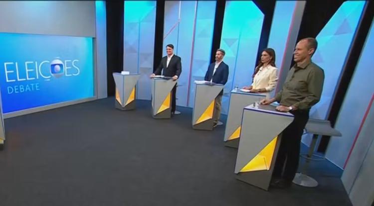 Candidatos miram Celina Leão em último debate antes do primeiro turno no DF