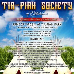 Tia-Piah Society of Oklahoma 59th Annual Pow Wow Celebration 2026