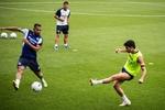 Barrenetxea no entrena a dos días del Bernabéu, pero Gorrotxategi y Guedes sí lo hacen