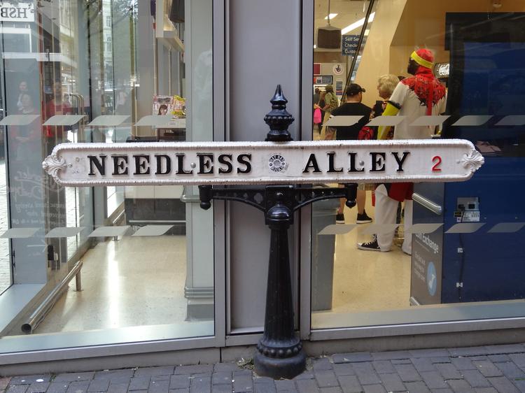 Needless Alley. 