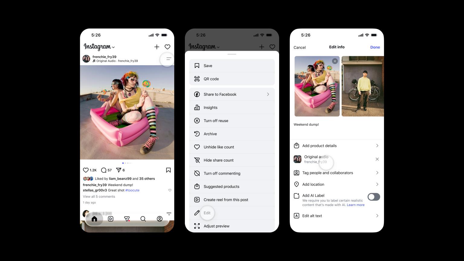 Instagram permet enfin de changer la musique d’une publication sans la supprimer
