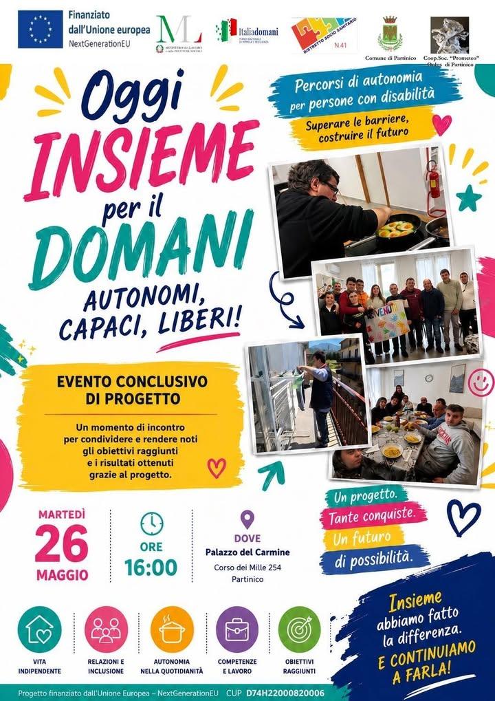 “Oggi Insieme per il Domani” non è soltanto il titolo di un evento, ma il racconto concreto di un percorso di crescita,...