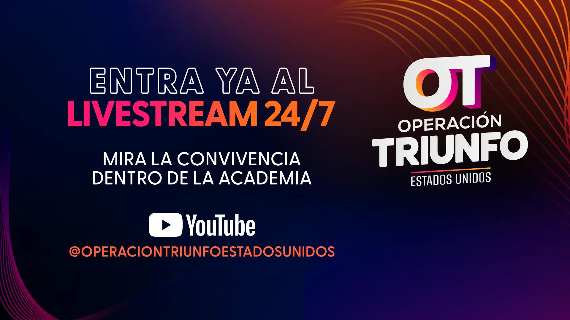 No te pierdas el livestream 24/7 de Operación Triunfo Estados Unidos: así puedes verlo