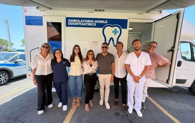 Sanità a Marina di Camerota: parte il Motor Home Odontoiatrico dell’Asl Salerno