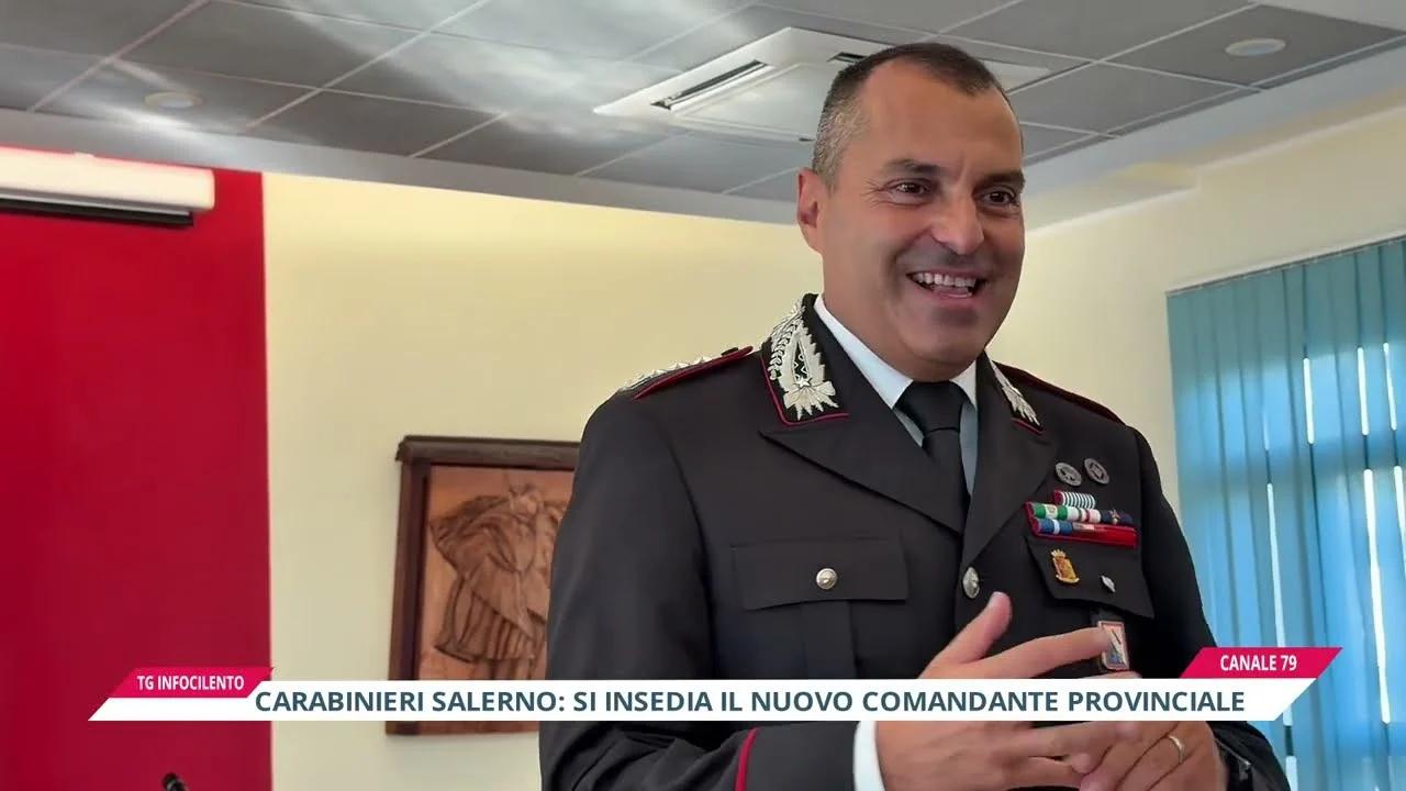 Carabinieri Salerno, il colonnello Corinaldesi alla guida del comando provinciale