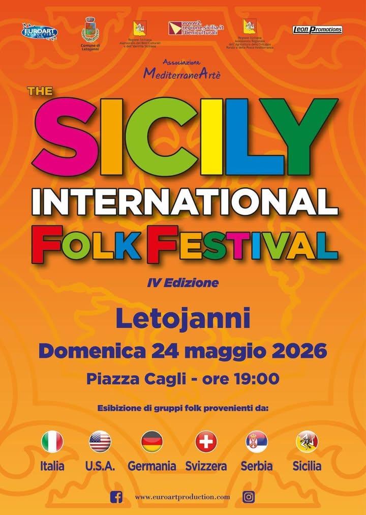 🪇THE SICILY INTERNATIONAL FOLK FESTIVAL💃 🪗Letojanni è pronta ad accogliere un evento che fonde musica, danza, tradizi...