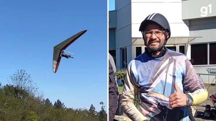Piloto de asa-delta que está em coma foi socorrido pelo filho após cair durante pouso: 'Vai sair ainda melhor'